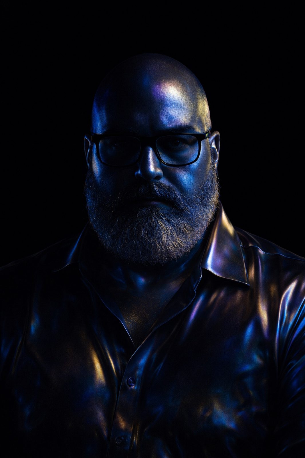 Phrost in a dark, moody portrait